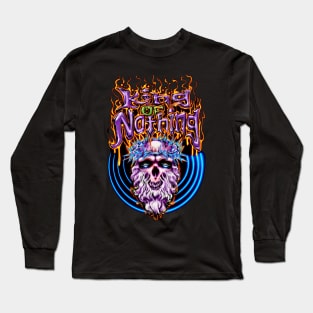 King Of Nothing Skull Long Sleeve T-Shirt